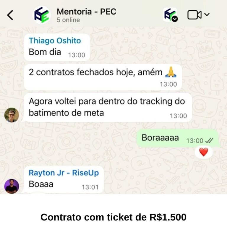 Fechamento de contrato