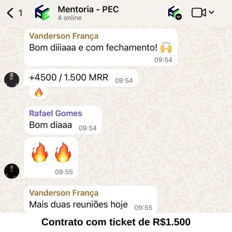 Fechamento de contrato